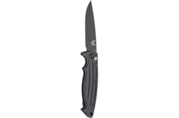 Image of Benchmade Mini Reflex, Auto, Plain Edge, Black Blade Knife 2551BK