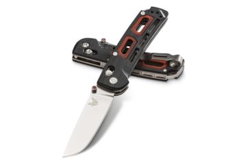 Image of Benchmade Nakamura 486 Saibu Folding CPM-20CV Plain Blade Knife, Overall Length 6.79 in, Black, 486