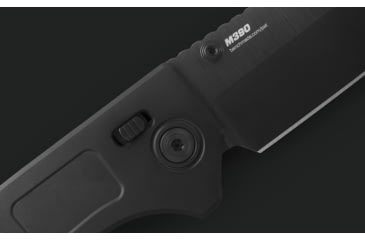 Image of Benchmade Narrows Folding Knife, 3.43in, M390 Stainless Steel, Drop Point Blade, 6Al-4V Titanium, Black Handle, 748BK-01