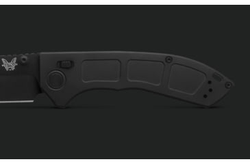 Image of Benchmade Narrows Folding Knife, 3.43in, M390 Stainless Steel, Drop Point Blade, 6Al-4V Titanium, Black Handle, 748BK-01