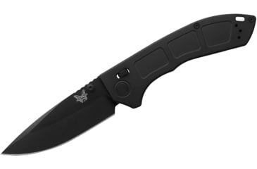 Image of Benchmade Narrows Folding Knife, 3.43in, M390 Stainless Steel, Drop Point Blade, 6Al-4V Titanium, Black Handle, 748BK-01