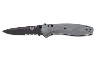 Image of Benchmade Osborne,Barrage Dr Pt,Axs,Asst, Serrated Black Blade, Drop-point, Knife 580SBK-2