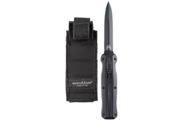 Image of Benchmade Pagan Automatic Knife with Black Coated Blade 3320BK