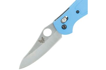 Image of Benchmade Pardue, Mini Grip Folding, Fine Edge Knife 555HG-BLUE
