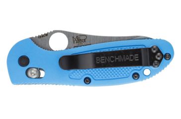 Image of Benchmade Pardue, Mini Grip Folding, Fine Edge Knife 555HG-BLUE