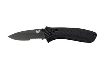 Image of Benchmade 525 Mini-Presidio Knife by Pardue Design w/ Plain Edge Blade &amp; Black Handle 525