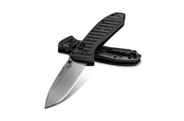 Image of Benchmade Presidio II Folding Knife, 3.72in, CPM-S30V Stainless Steel, Drop Point Blade, molded CF-Elite, Black Handle, 570-1