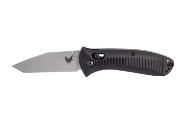 Image of Benchmade Presidio Tanto Folding Knife, Plain Edge, Satin Blade 523