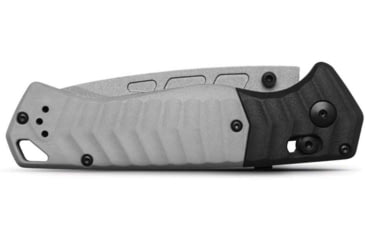 Image of Benchmade Psk Folding Knife, 3.44in, Elmax Stainless Powder Steel, Drop-Point Blade, Grivory, Tempest Gray/ Storm Gray Handle, 593GY-02