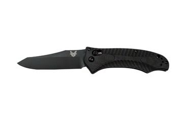 Image of Benchmade Auto Rift Knife by Osborne Design w/ Plain Edge BK1 Coated Blade 9555BK