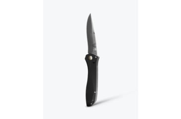 Image of Benchmade Seven Ten Folding Knife, 4in, CPM MagnaCut Stainless Steel, Recurve Drop-Point, 6061-T6 Aluminum, Black, 710-25
