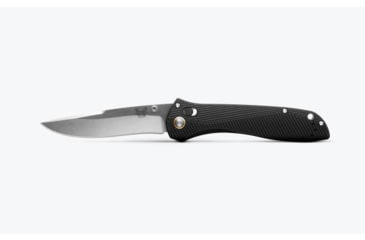 Image of Benchmade Seven Ten Folding Knife, 4in, CPM MagnaCut Stainless Steel, Recurve Drop-Point, 6061-T6 Aluminum, Black, 710-25