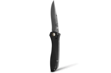 Image of Benchmade Seven Ten Folding Knife, 4in, CPM MagnaCut Stainless Steel, Recurve Drop-Point, 6061-T6 Aluminum, Black, 710-25