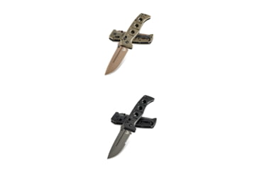 Image of Benchmade Sibert Adamas Axis Stud Folding Knife, Flat Earth, Tungsten Grey