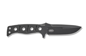 Image of Benchmade Sibert Adamas Chord Fixed Blade Knife, 4.2in CPM-CruWear Steel Drop Point Black Coated Blade, Steel Handle, 375BK-1