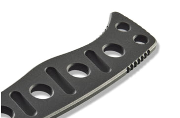 Image of Benchmade Sibert Adamas Chord Fixed Blade Knife, 4.2in CPM-CruWear Steel Drop Point Black Coated Blade, Steel Handle, 375BK-1