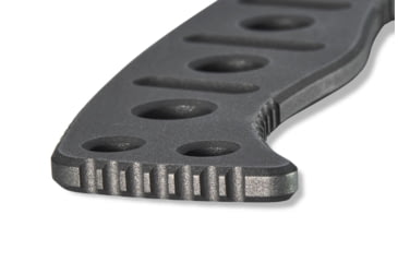 Image of Benchmade Sibert Adamas Chord Fixed Blade Knife, 4.2in CPM-CruWear Steel Drop Point Black Coated Blade, Steel Handle, 375BK-1