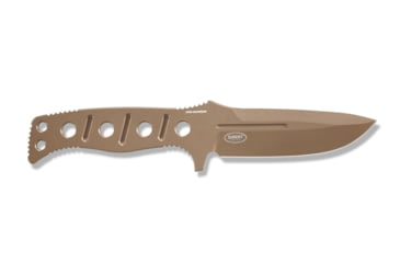 Image of Benchmade Sibert Adamas Chord Fixed Blade Knife, 4.2in CPM-CruWear Steel Drop Point Flat Earth Coated Blade, Steel Handle, 375FE-1