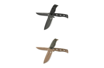 Image of Benchmade Sibert Adamas Chord Fixed Blade Knife, Cobalt Black, Flat Earth