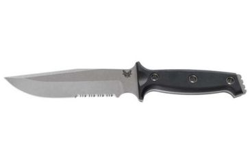Image of Benchmade Sibert, Arvensis, FB, Serrated Satin Blade, Clip Point, Knife 119S