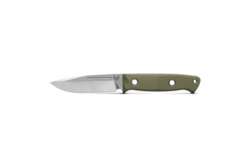 Image of Benchmade Sibert Bushcrafter Fixed Blade Knife, 4.38in, CPM-S30V Premium Stainless Steel, Drop Point, G10, Green, 163-1