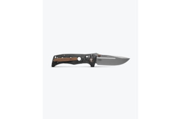 Image of Benchmade Mini Adamas Folding Knife, 3.25 in, CPM MagnaCut Stainless Steel, Drop Point Blade, Marbled Carbon Fiber, Black Handle, 273-03