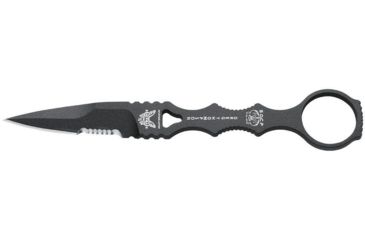 Image of Benchmade SOCP ComboEdge Black Dagger/ Injected Molded Black Sheath with Dip Coated Clip/ Trainer Included 178SBK-COMBO