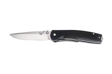 Image of Benchmade 890 Torrent Knife by Steigerwalt Design w/ Plain Edge Blade &amp; Black Handle 890