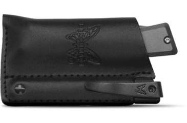 Image of Benchmade Successor Folding Knife, 2.56 in, M390 Stainless Steel, Drop Point, 6061-T6 Aluminum, Ash Gray/ Black, 315BK-01
