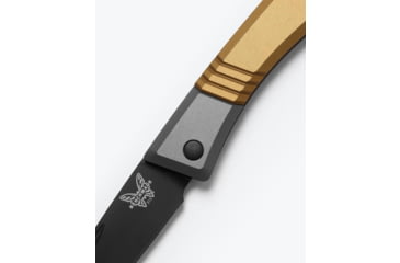 Image of Benchmade Successor Folding Knife, 2.56 in, M390 Stainless Steel, Drop Point, 6061-T6 Aluminum, Ash Gray/ Black, 315BK-01