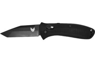 Image of Benchmade Auto Presidio Tanto Folding Knife, Plain Edge, BK1 Blade 5300BK