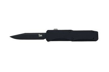 Image of Heckler &amp; Koch Tumult Knife w/ Plain Edge BK1 Coated D2 Tool Steel Mod Clip-Point Blade 14800BK