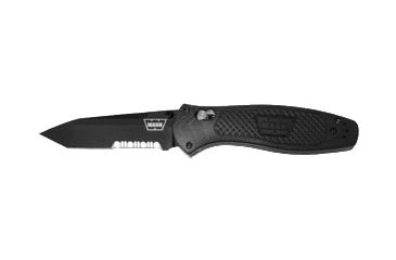 Image of Benchmade Warn Barrage Folding Tanto Knife, Combo Edge, BK1 Blade 583SBK-1