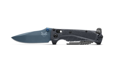 Image of Benchmade Water Adira Mini Folding Knife, 3.88in, CPM MagnaCut Stainless Steel, Grivory, Tempest Gray, Plain, 18065BT-01