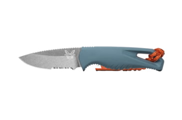 Image of Benchmade Water Intersect Fixed Blade Knife, 2.68in, CPM MagnaCut Stainless Steel Blade, Drop Point Blade, Santoprene, Depth Blue, 18050S