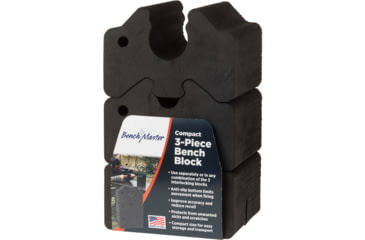 Image of BenchMaster Adjustable 3 Piece Block Mini, Black, BMWRABB3COMPACT