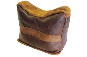 Image of Benchmaster Riflerest American Bison Riflerest, Filled, Dark Leather, Large BM-BBLF-D