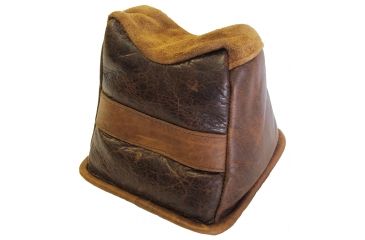 Image of Benchmaster Riflerest American Bison Riflerest, Filled, Dark Leather, Med BM-BBMF-D