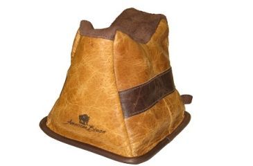 Image of Benchmaster Riflerest American Bison Riflerest, Filled, Light Leather, Med BM-BBMF