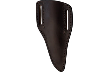 Image of Benjamin Fixed Blade Skinner Knife, 8in Overall, 3.75in, Stainless Steel, Mirror Blade, Sculpted Walnut Handle, Leather Sheath, BK-A035