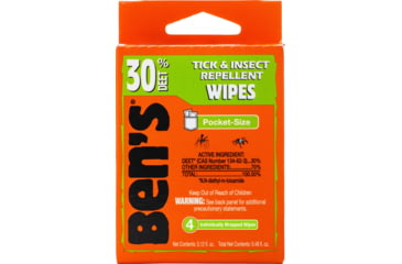Image of Bens 30 Wipes, Travel Pack, 0006-7087
