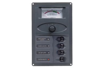 Image of BEP Marine 4SP DC12V Analog Vertical Panel 58880