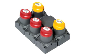 Image of BEP Marine Battery Distribution Cluster f/Twin Outboard Engines w/Three Battery Banks w/Motorized VSR