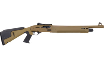 Image of Beretta 1301 Tac C Mod2 Pistol Grip 3in Tactical Semi-Auto Shotgun, 12 Gauge, 18.5in BBL, Synthetic FDE Stock, Fiber Optic Front Sight, 5+1 Capacity, FDE, J131M2CTP18F