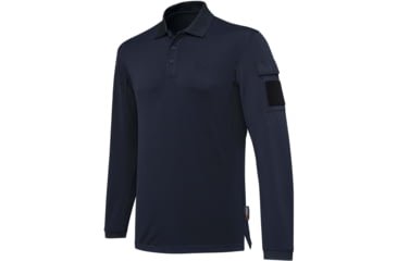 Image of Beretta MILLER POLO LONG SLEEVE BLUE SMALL 71235AC6