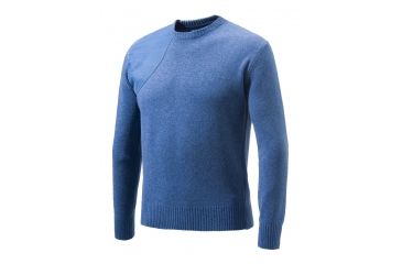 Image of Beretta Crewneck Sweater, Avio Melange, Medium PU441T11940538M