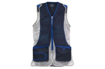 Image of Beretta DT11 Shooting Vest,Blue and Silver, GT011021130585M
