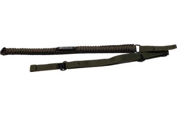 Image of Beretta Hh Paracord Gun Sling Od Green/black W/ Qd Swivels