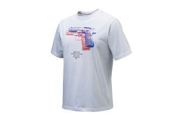Image of Beretta Icon M9 T-Shirt,White,Medium TS451T09620100M