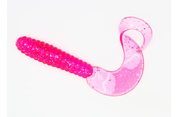 Image of Blue Water Candy Swirl Tail Soft Bait, 4in, Pink, 12 Pack, 83213